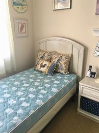 Pair twin beds & furniture 