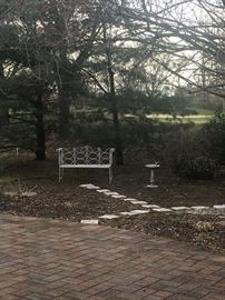 Patio bench & furniture