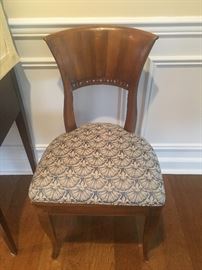 Pair antique c. 1850's side chairs 