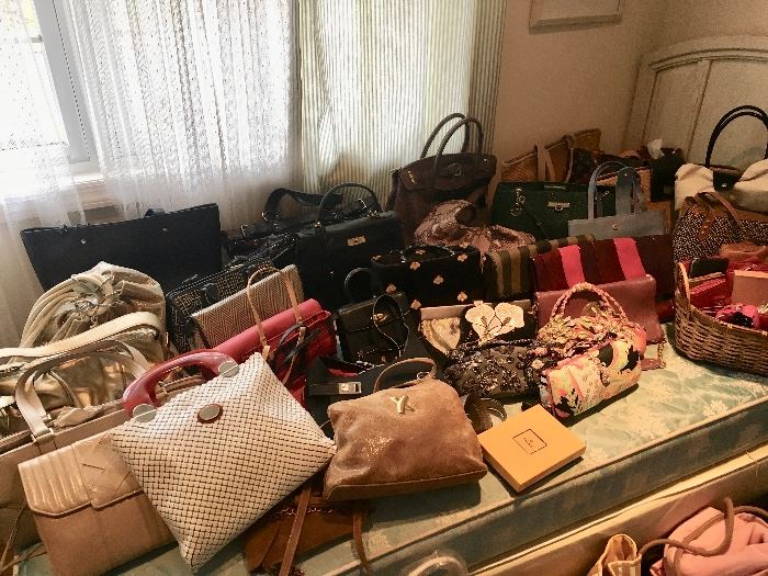 Bags inc. Fendi, Cole Haan, Michael Kors, Longchamp, formal, leather totes