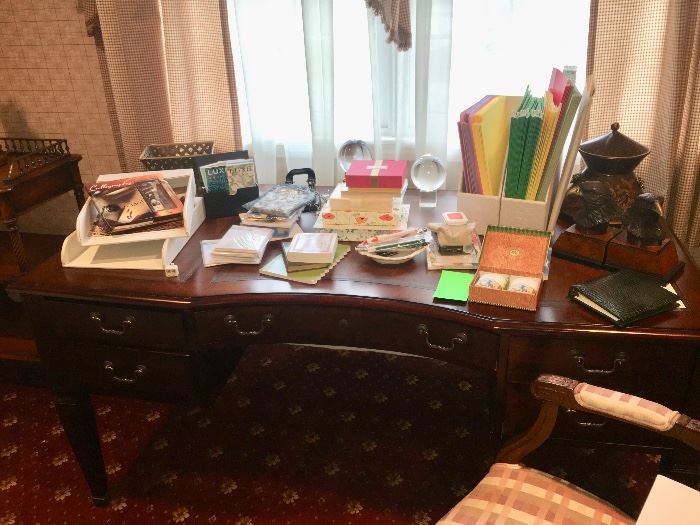 Beautiful leather top desk