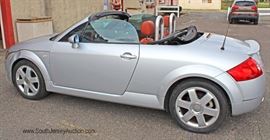 SUMMERS COMING — TIME DROP THE TOP
with This South Beach Miami 2001 Audi TT Quattro Roadster
6 Speed Convertible with Baseball Glove Leather Interior,
2 Brand New Tires, AM/FM 6 Disk CD Player, Power Windows, Power Locks,
and Power Top, Odometer Reads 107 Miles,
Comes with Clean Carfax and all Service Records From Dealer
Located Inside – Auction Estimate $4000-$8000