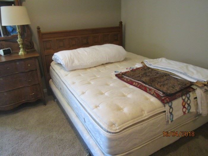 Vintage bed and Berkshire Mattress set