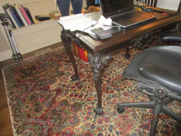 Vintage ornate desk