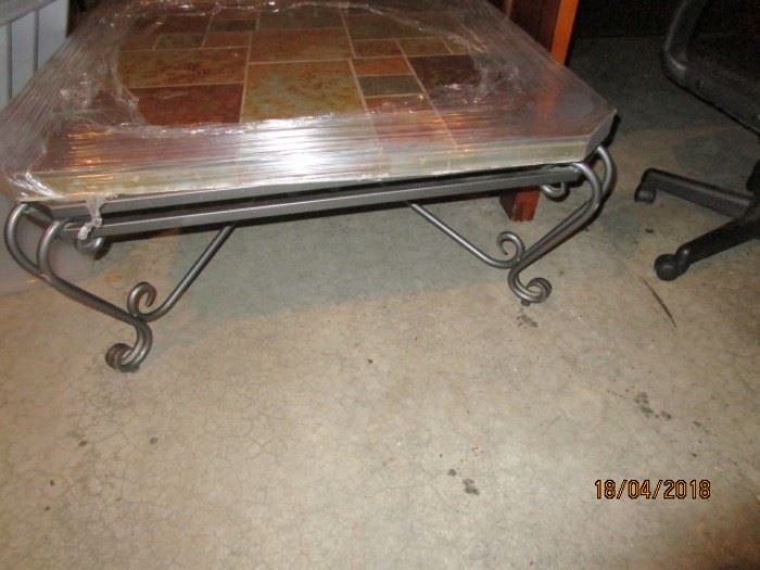 same table showing metal work legs