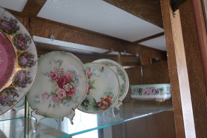 Vintage plates.  More in home than shown in photos.