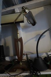 Four Mid Century desk lamps!  