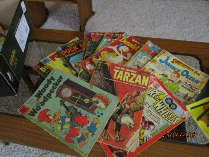 Vintage 1950s comic books