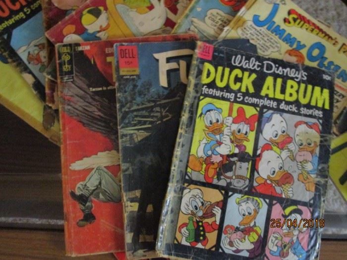 Vintage 1950s comic books