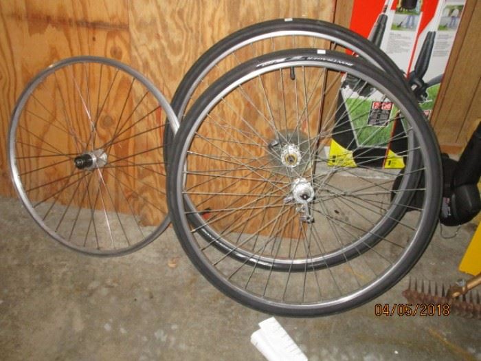 Misc bike wheels and rims