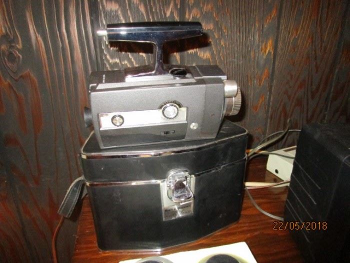 Bell Howell movie camera