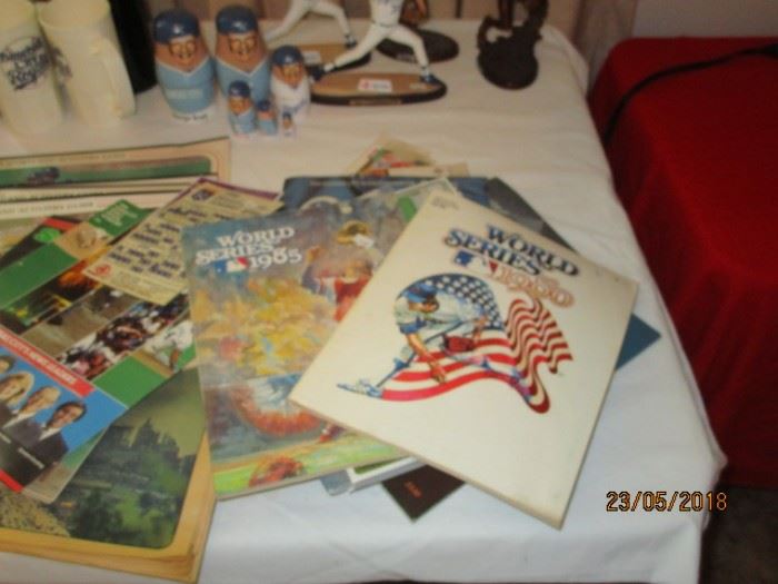 Royals Programs and year books including All Star yearbook
