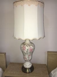 Vintage lamps and decor.