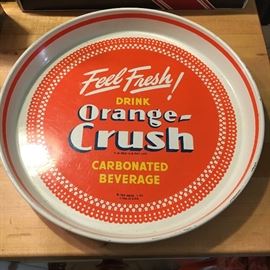 Vintage 1942 Orange Crush  tip tray.