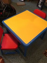 Child's table/chairs (2)
