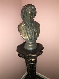 Composer bust and stand