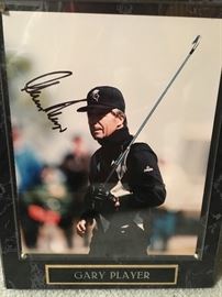 Autographed picture of Gary Player