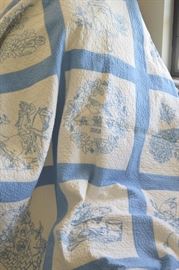 Blue and White