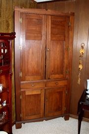 Antique corner cabinet