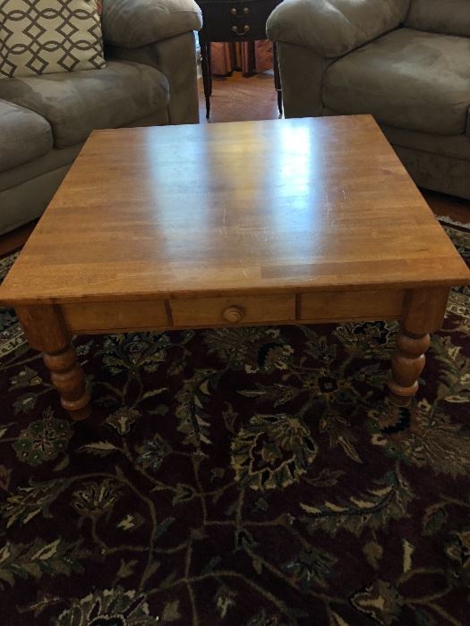 Square Oak Coffee Table, 36"x36"