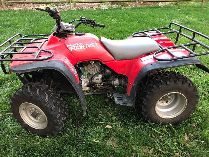 1993 Honda FOURTRAX,  300. 4x4 ATV, New Carburetor, New Tires. Runs great! $1750 Or best offer.  Bids accepted with 10% good faith deposit.  Sale awarded Sunday at 2pm.  First full price offer will complete sale and previous bids will be notified and refunded.