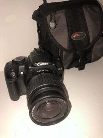 Canon EOS Camera with 55mm lens