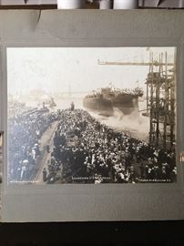 USS Arizona 1915 launch photo.