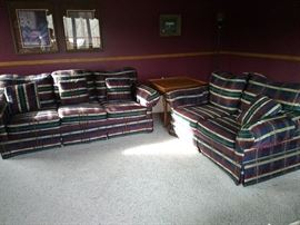 Sofa and loveseat