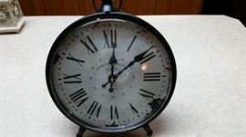 Stand up clock with Roman numerals
