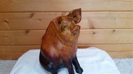 Pig stone planter
