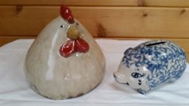Decorative ceramic pieces