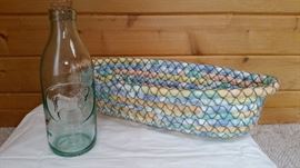 Bottle and basket