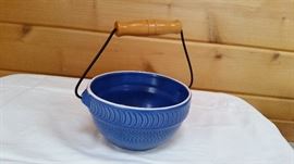 Small decorative bowl with handle