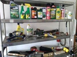 Fertilizers and yard tools