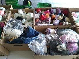 10 boxes of yarn!