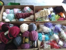 10 boxes of yarn!