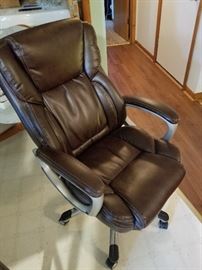 We have this office chair plus another black one.