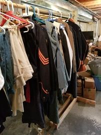 Rack of Reenactment Clothing