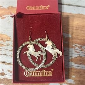 Crummine Horse Earrings