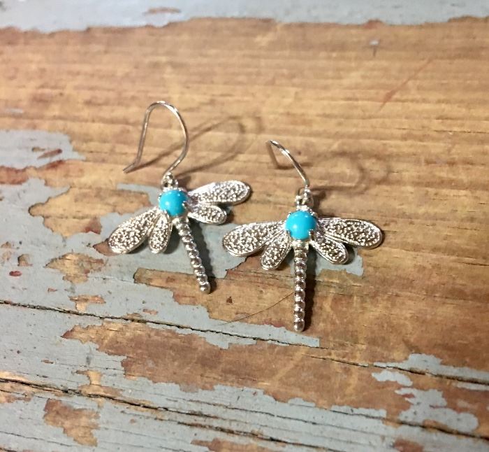 925 Dragonfly Earrings