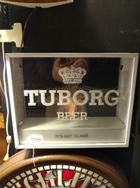 Vintage Tuborg FiberOptic Beer Sign