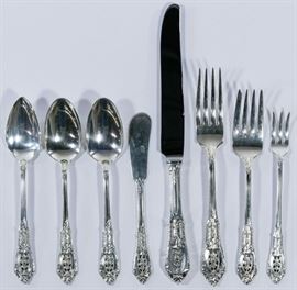 Wallace Rose Point Sterling Silver Flatware