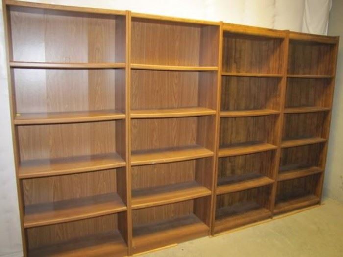 4 Large Bookcases