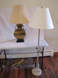 Floor Lamps  Brass Table Lamp
