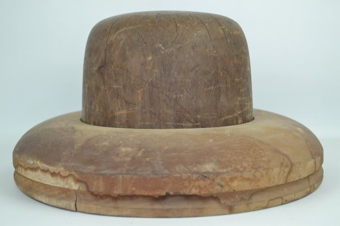 Wood Hat Form, Hat Block