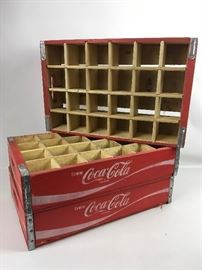 Red Coca Cola Crates