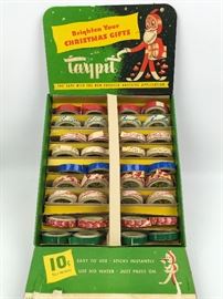 Vintage Taypit, 1940's Decorative Adhesive Tape New Old Stock Sales / Store Display