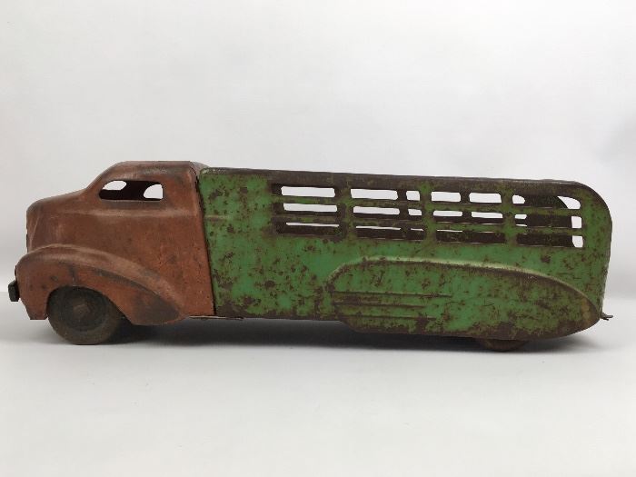 Vintage Steel Press Toy Farm Truck