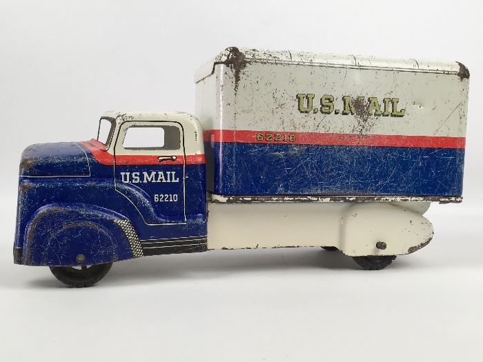 
Marx Pressed Steel US Mail Delivery Truck