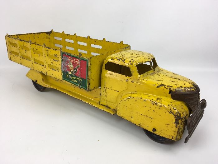 1950's Marx Coca Cola Sprite Boy Steel Truck